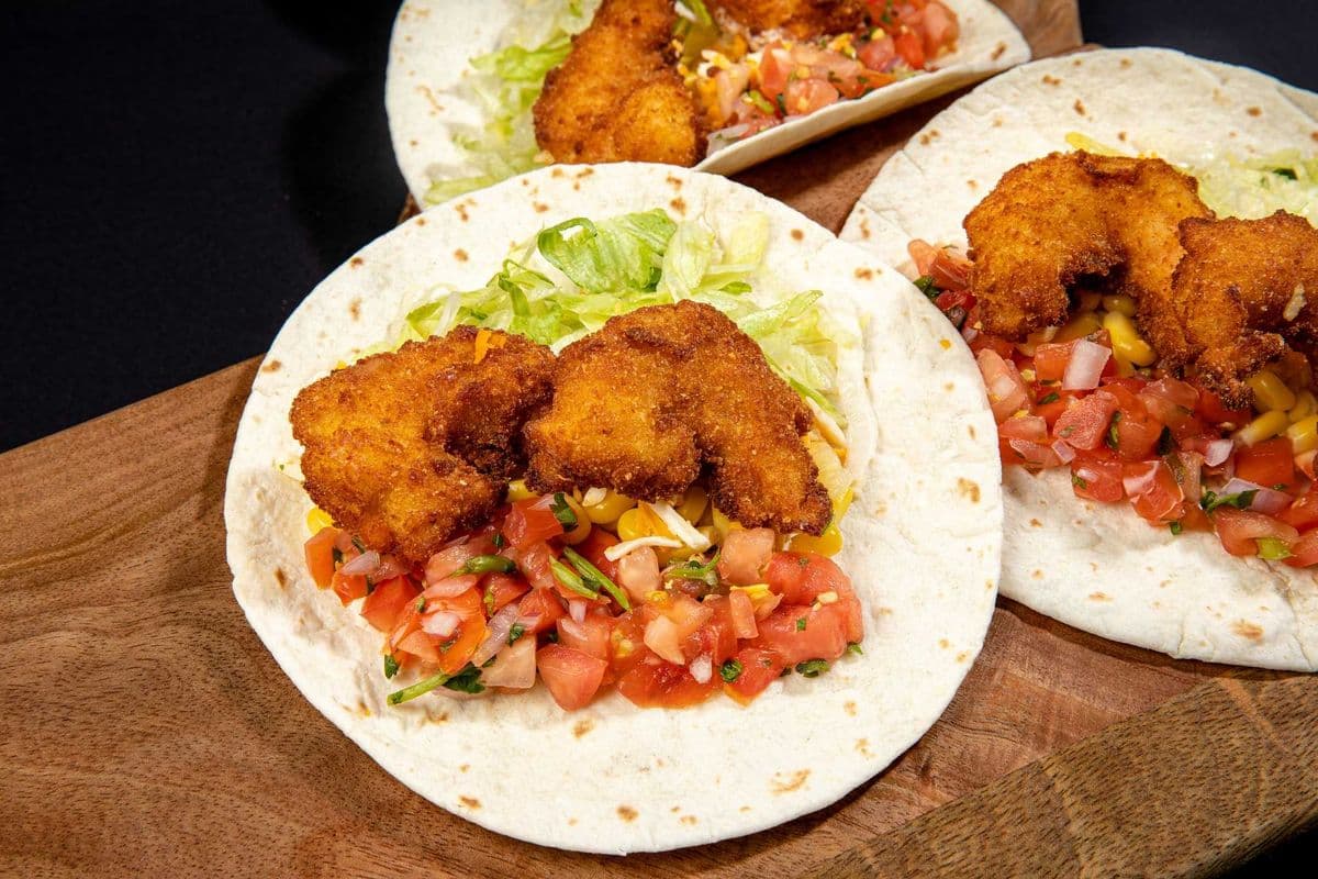 Crunchy Fried Shrimp Taco