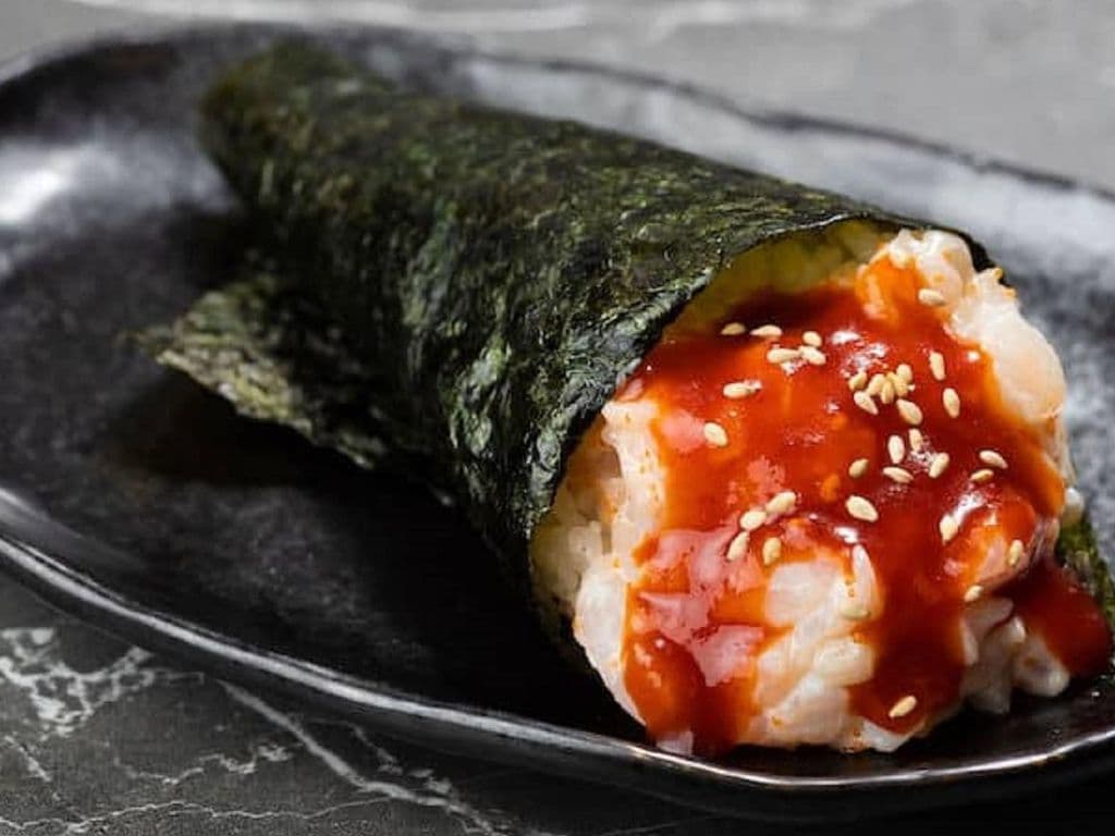 Spicy Chopped Scallop Cone