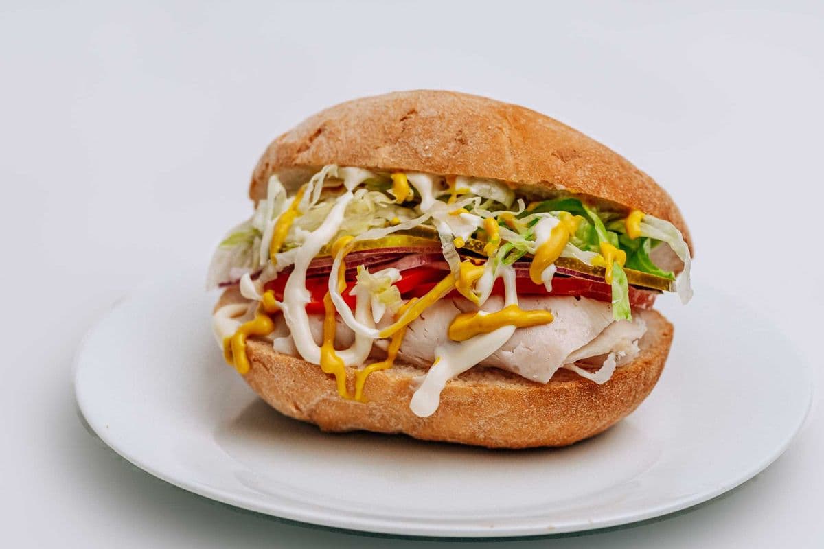 PK Style Smoked Turkey Sandwich (Small)