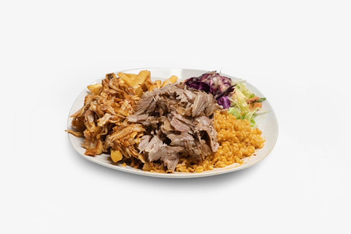 Assiette doner mixte / Mixed doner plate
