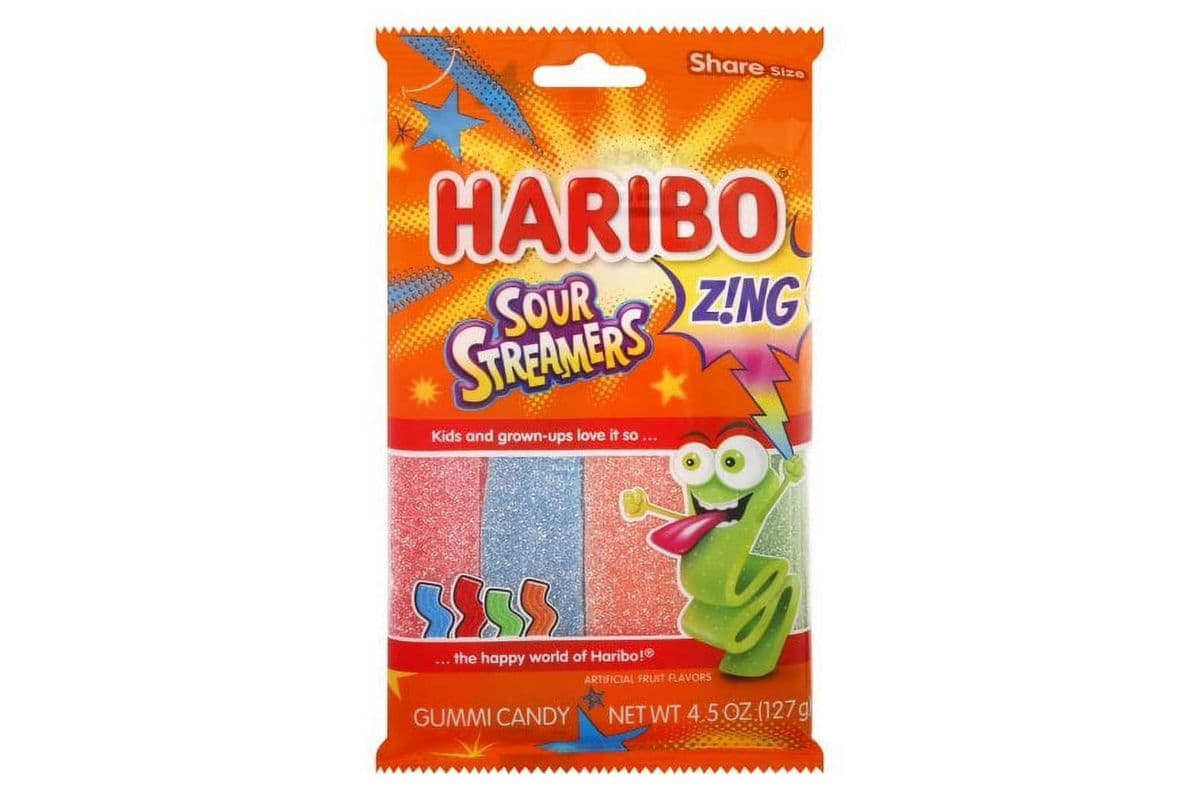Haribo Sour Streamers Zing (4.5 oz)
