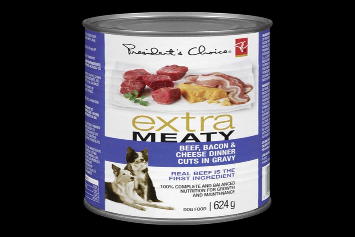 PC Extra Meaty Beef, Bacon & Cheese Dinner cuts in Gravy (374G)