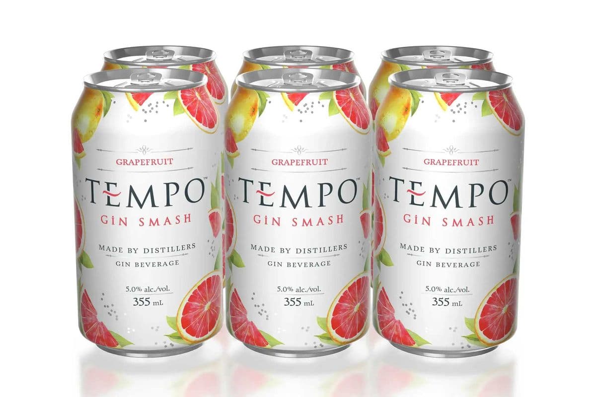 Tempo Gin Smash Grapefruit (6 x 355 ml Cans)