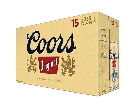 COORS ORIGINAL 15 CAN (15 x 355ml)