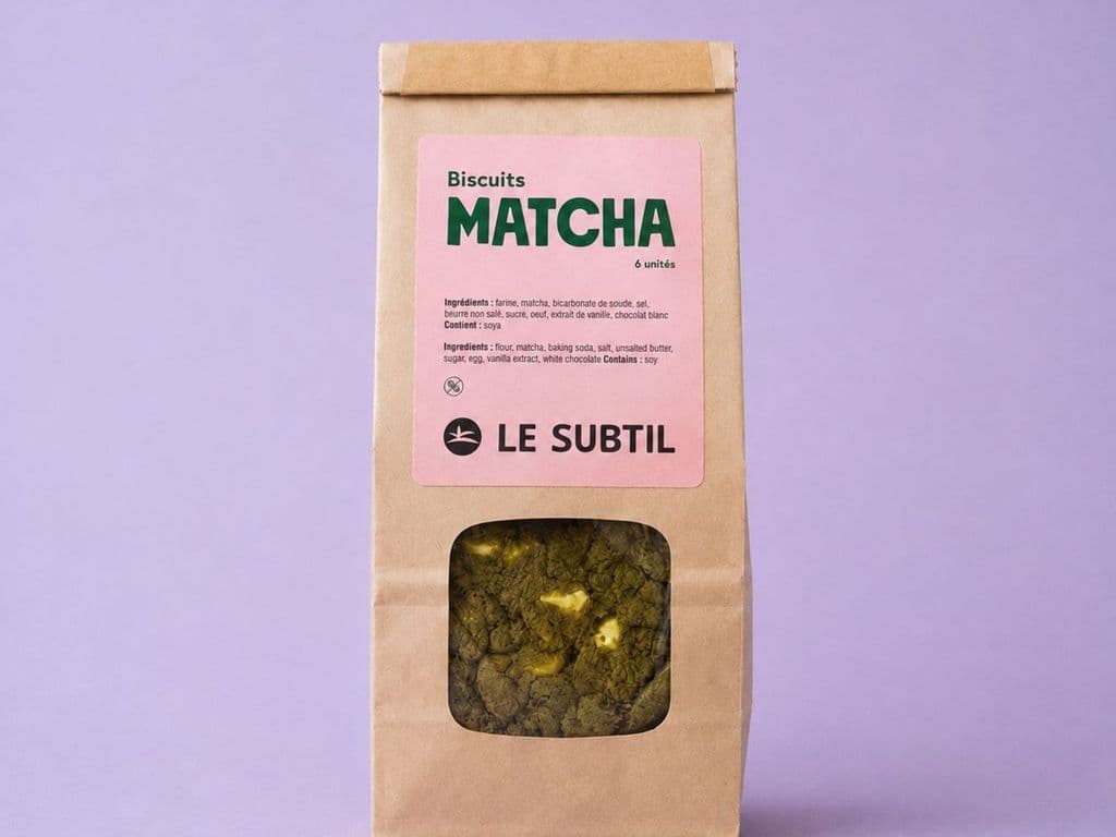BISCUITS MATCHA SUBTIL 6U