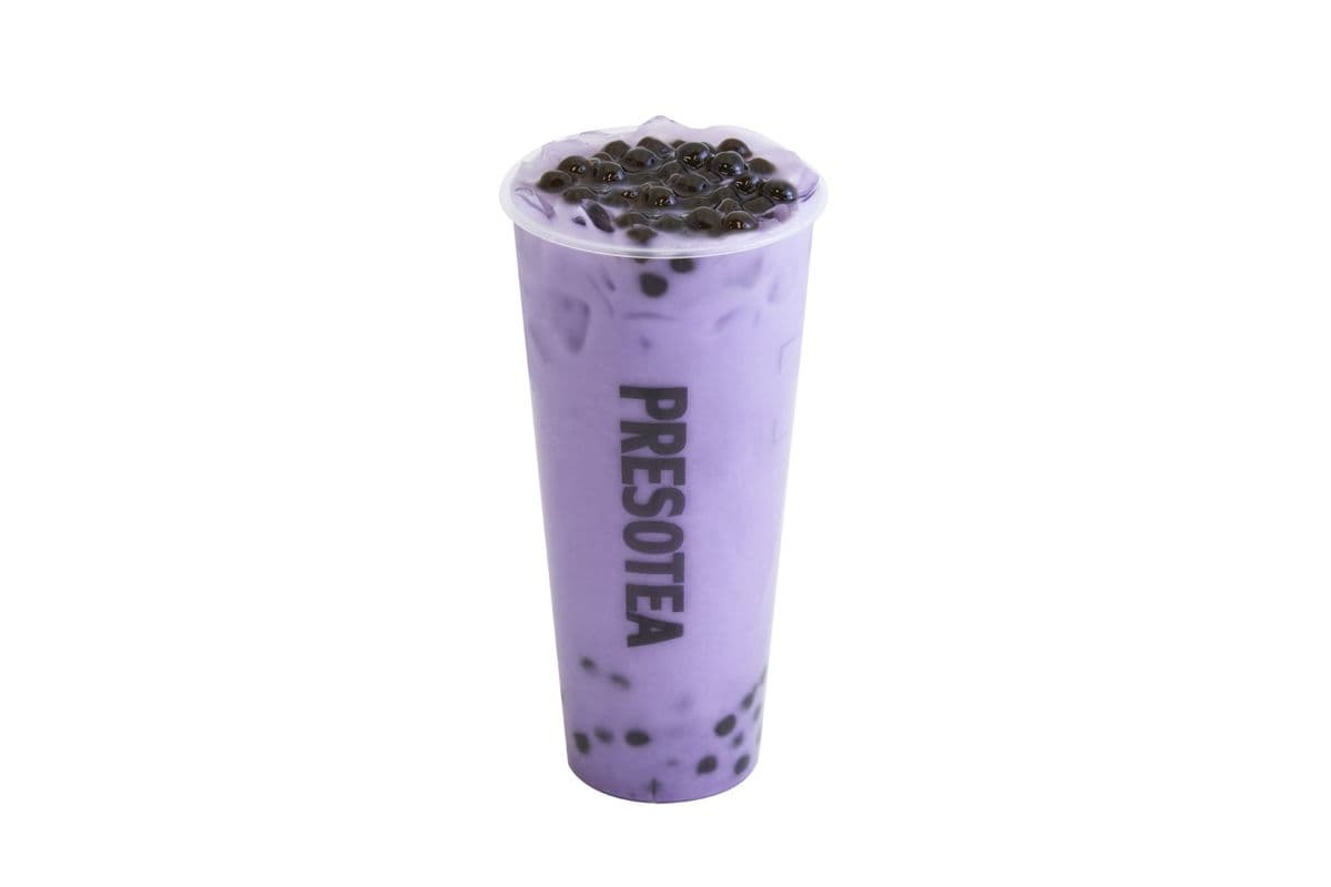Milky Taro with Black Pearls