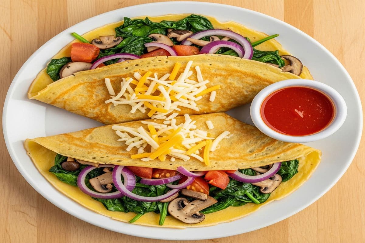 Garden Veggie Crepes