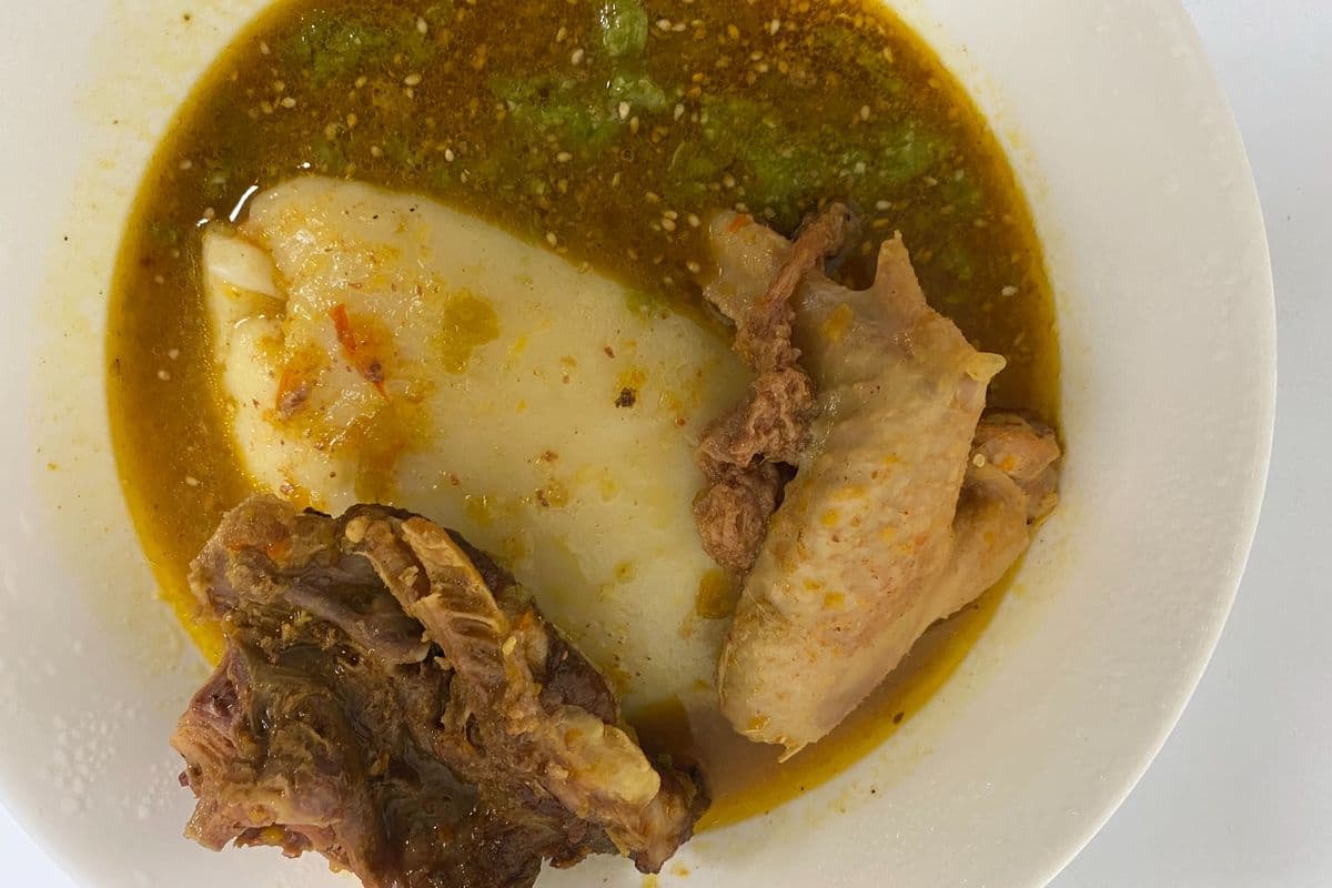 Pepper Soup with Fufu