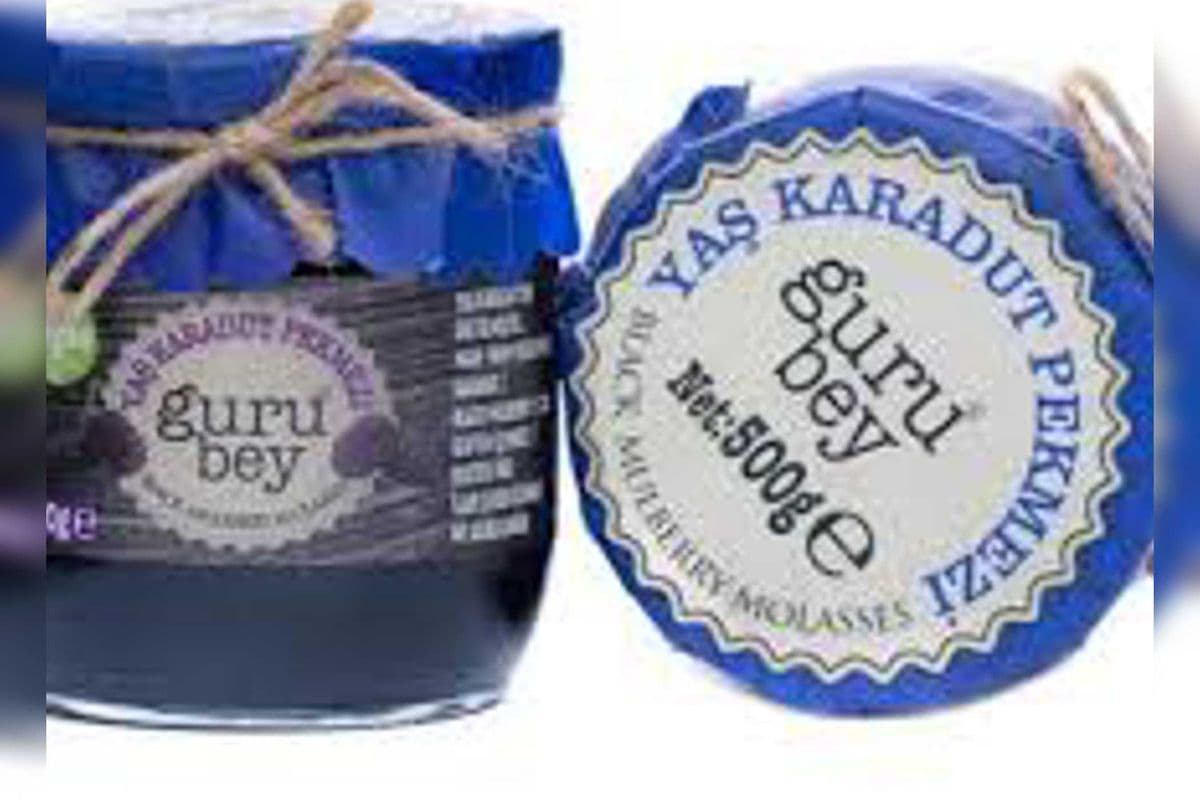 GURUBEY YAS KARADUT PEKMEZI FRESH MULBERRY MOLASSES 500G