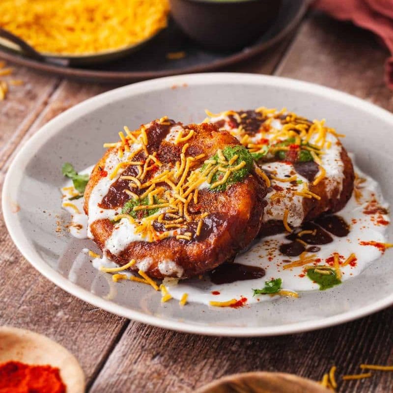 Aloo Tikki Chaat