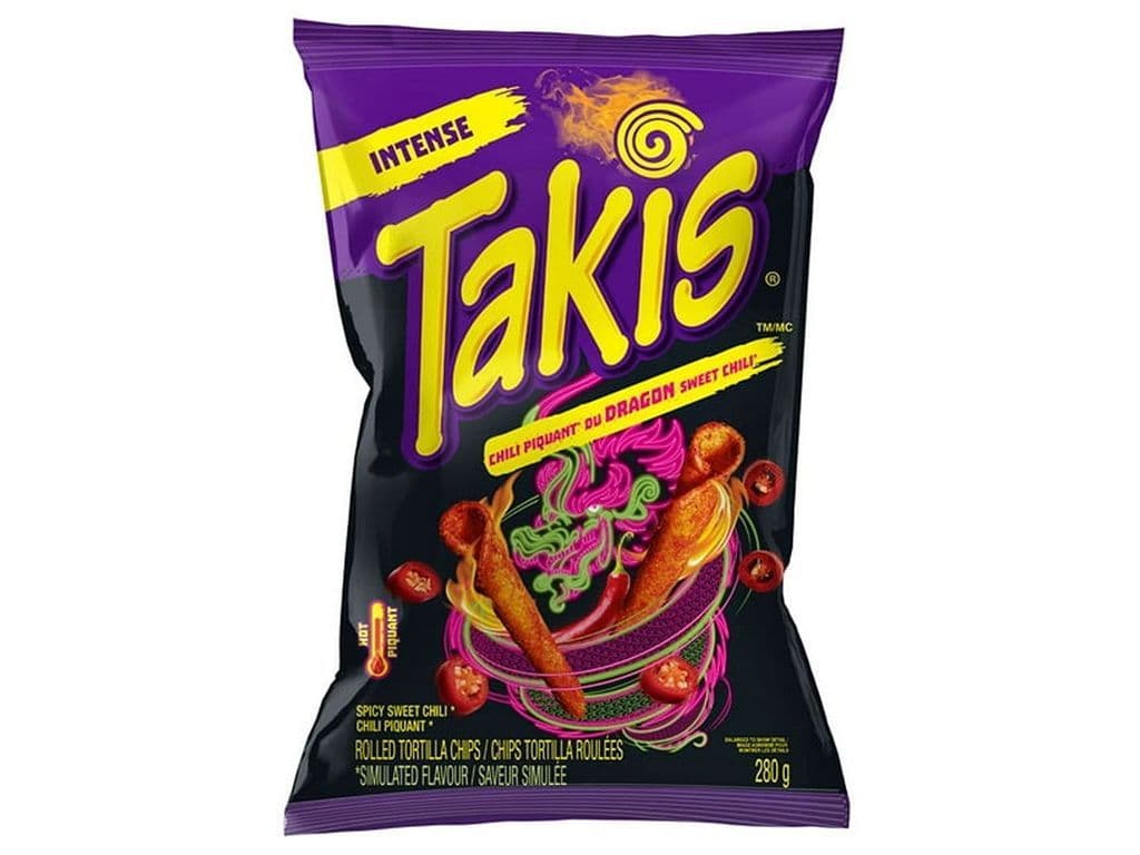 Takis Dragon Sweet Chili Spicy Rolled Tortilla Chips 280g