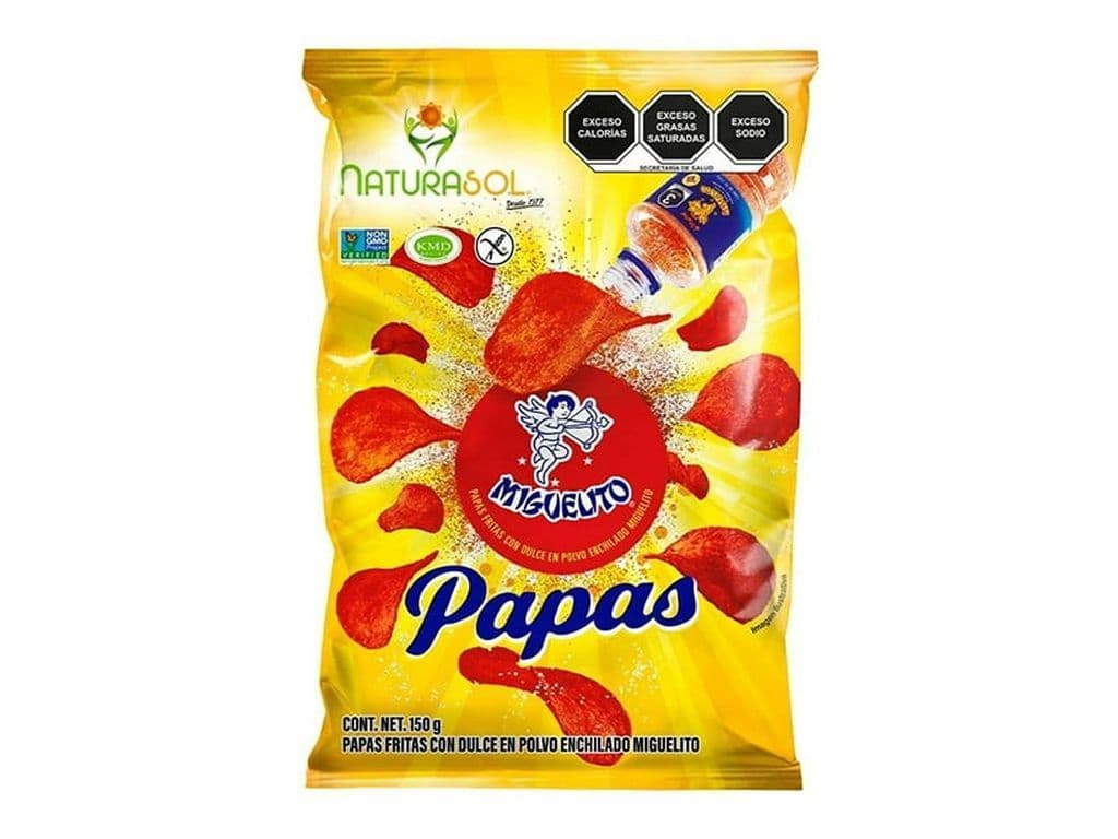 Naturasol Papas Miguelito Mexican Sweet, Sour and Spicy Potato Chips 150g Snack