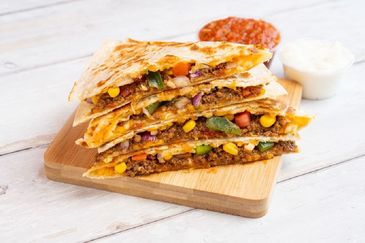 Ground Beef Quesadilla