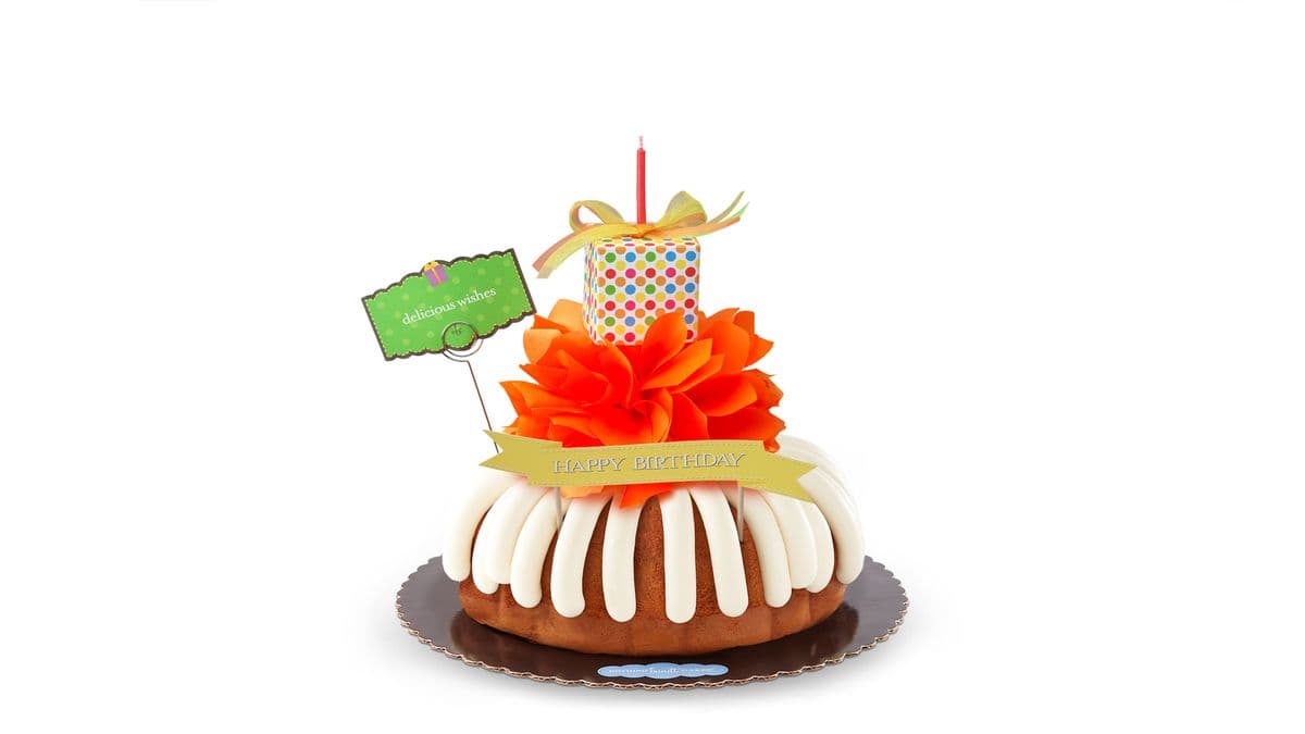 Delicious Wishes Big Decorated Bundt