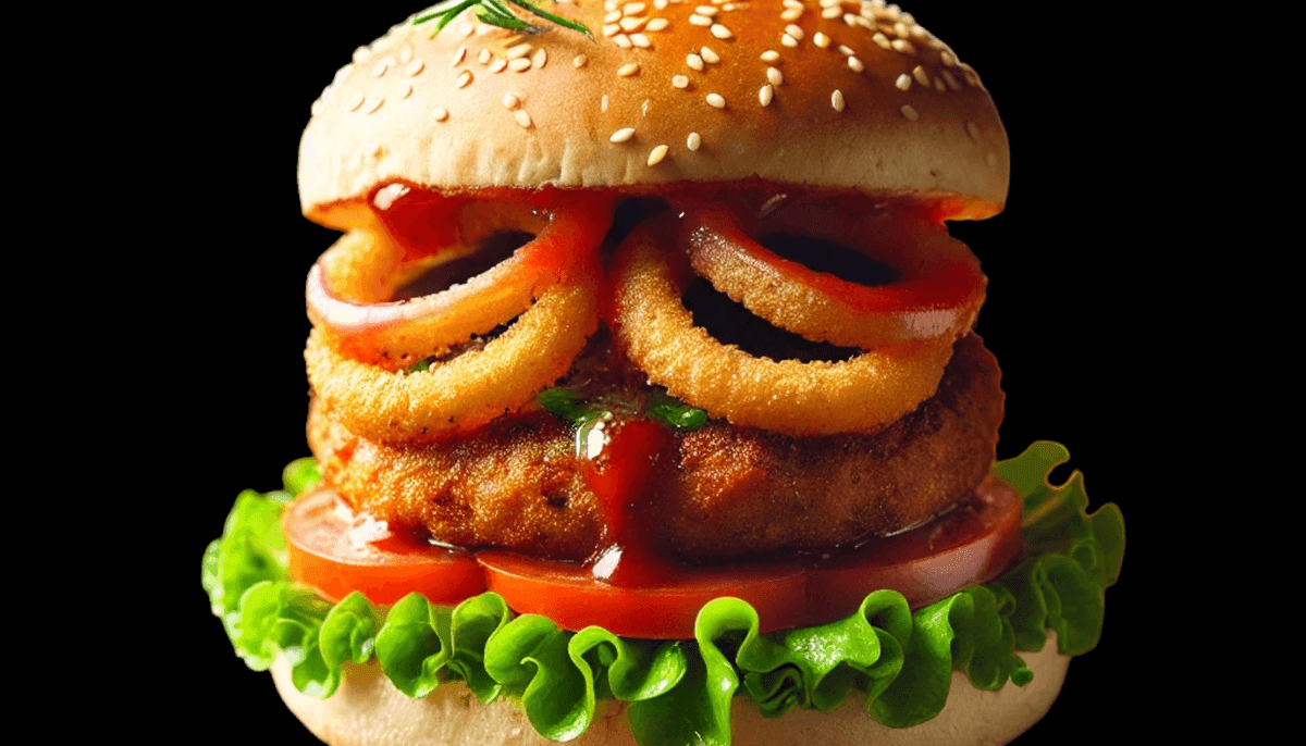 Pure Veg Masala Aloo Tikki Burger 5oz