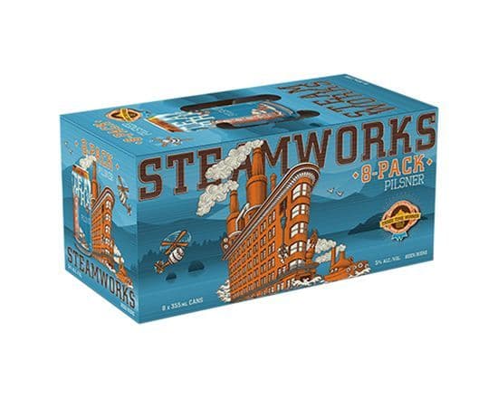STEAMWORKS PILSNER 8 CAN (8 X 355ML)