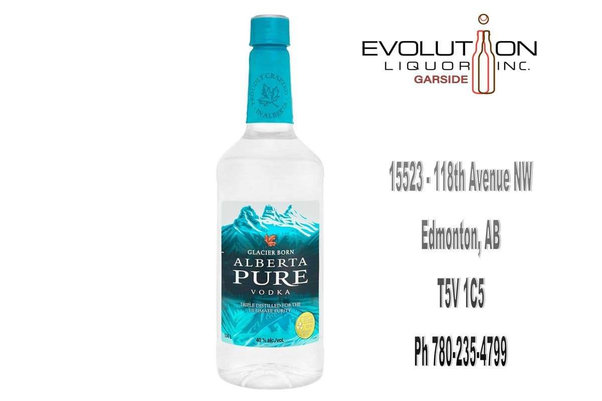 Alberta Pure Vodka 1140P (1 x 1.14L Plastic Bottle)