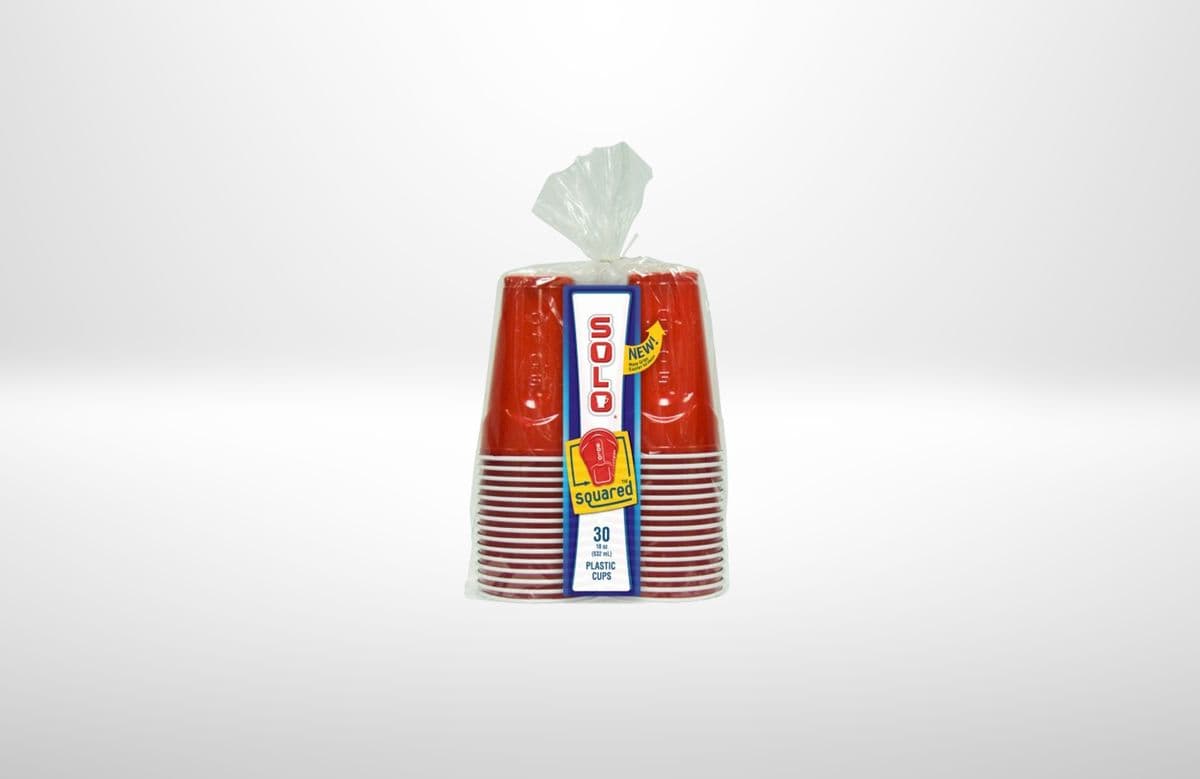 Solo Grips Plastic Cups 18oz (30 Count)