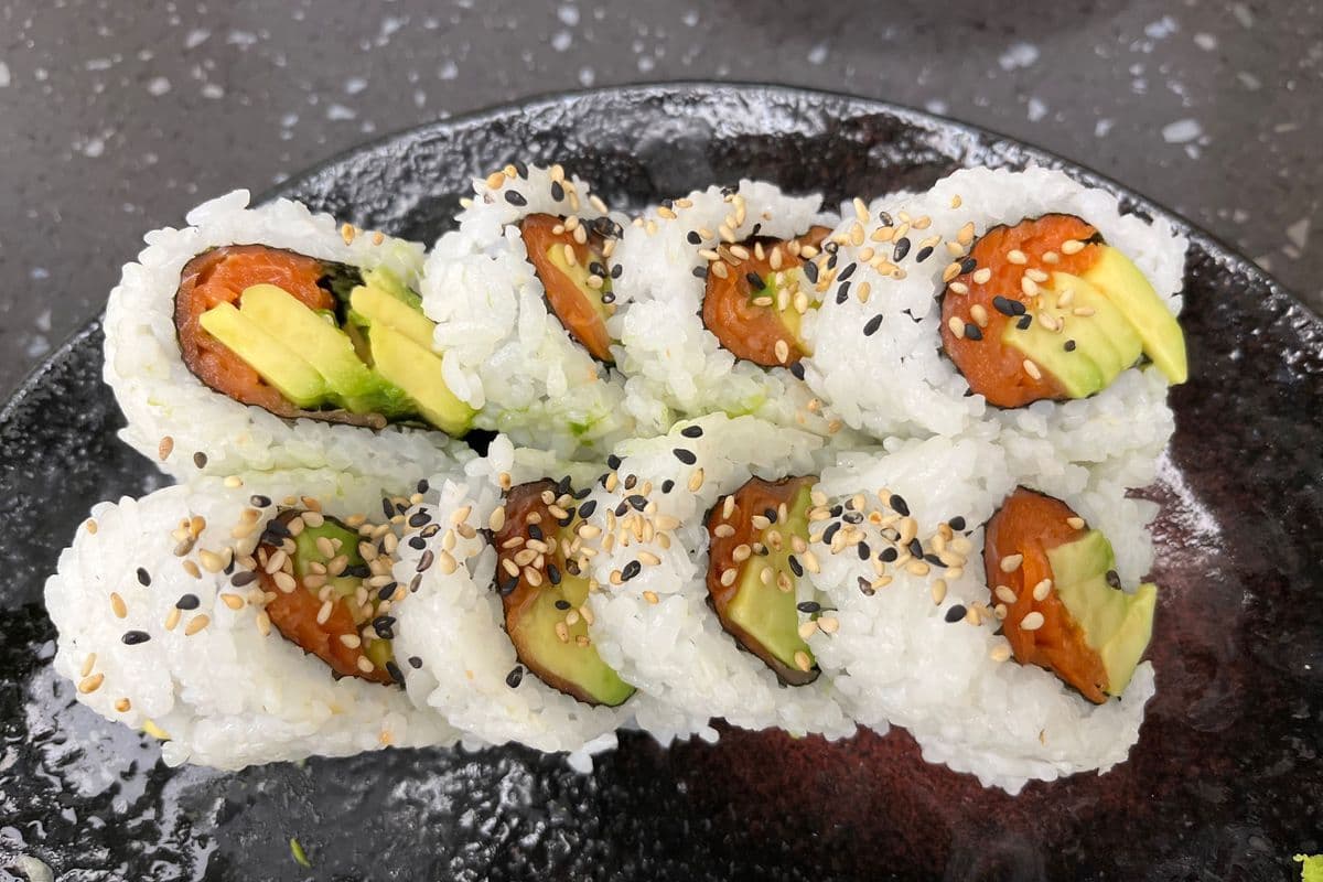 Smoked Salmon and Avocado Roll