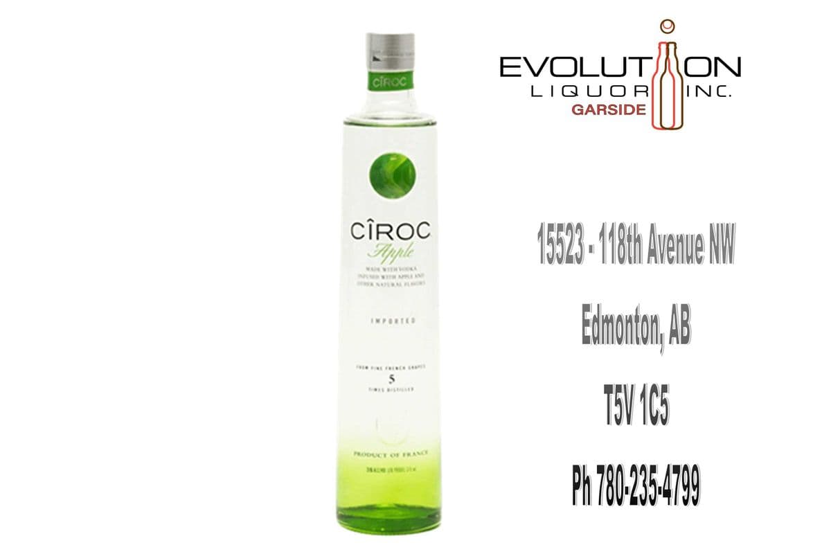 Ciroc Apple 0750G (1 x 750ml Glass Bottle)