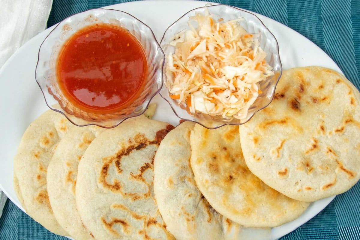 Zucchini + Cheese Pupusa (Ayote y Queso)