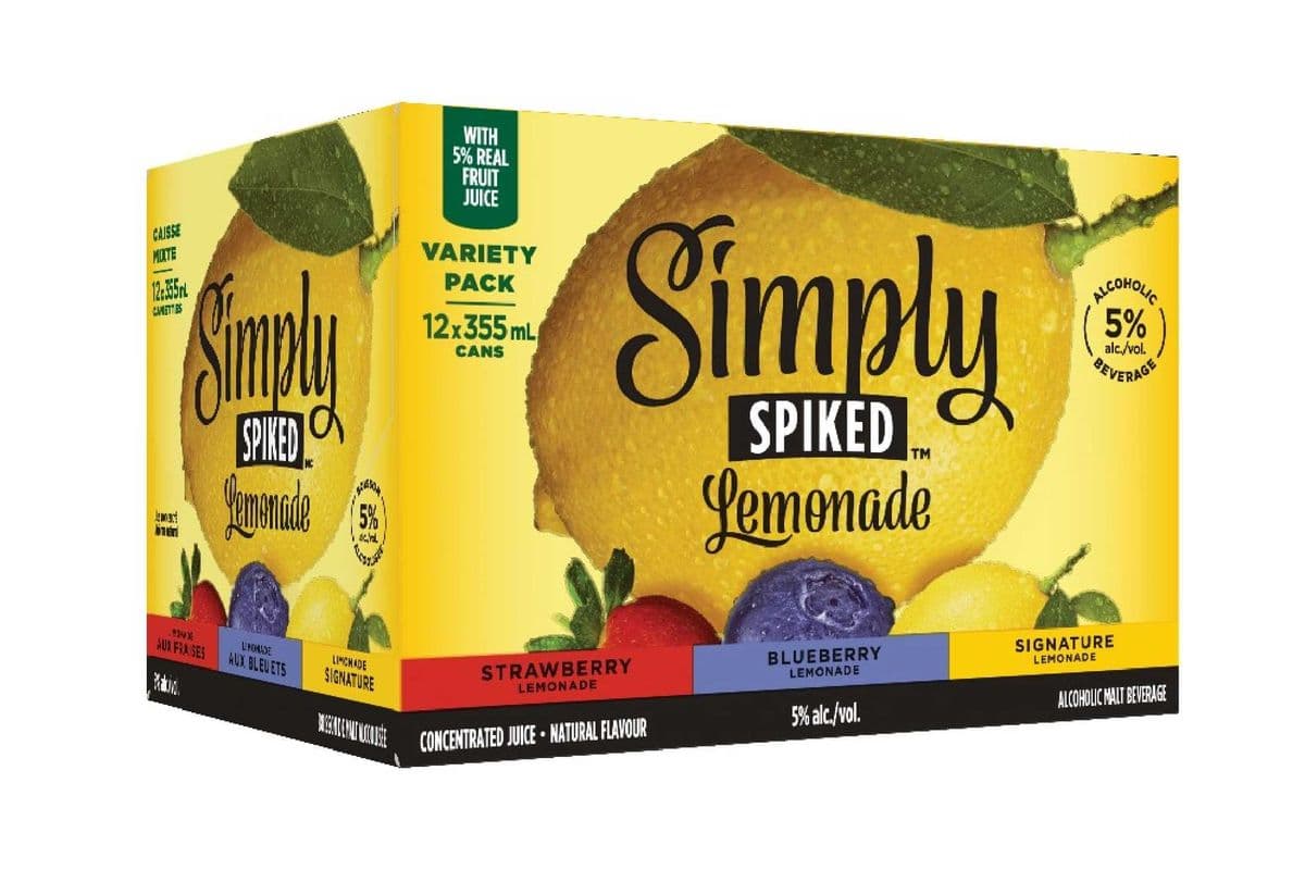 Simply Spiked Lemonade Variety 12*355 (12 x 355)