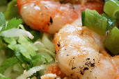 23. Grilled Lemongrass Chicken, Shrimp, and Pork Spring Rolls Vermicelli