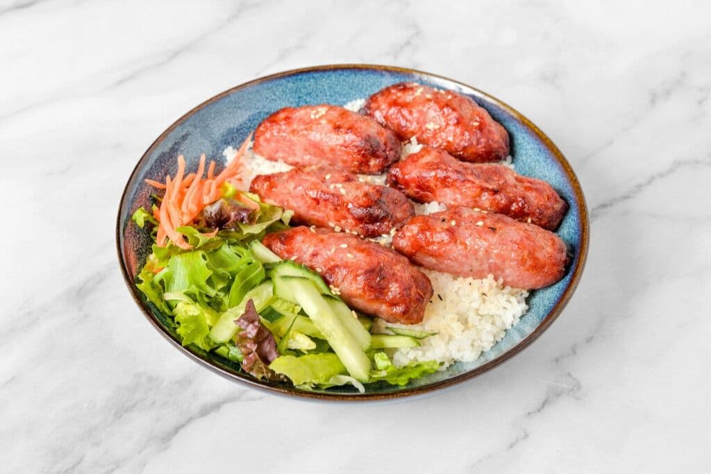 Pork Skewer Rice
