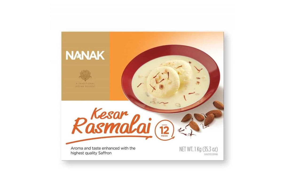 Nanak Kesar Rasmalai (12 pcs)
