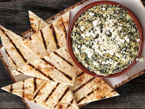 Trempette d'épinards, artichauts et feta / Spinach, artichoke & feta dip