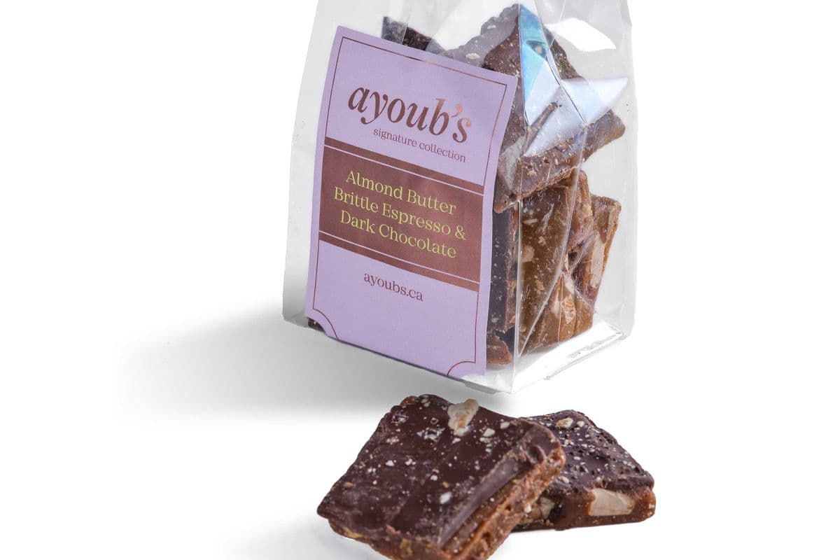 Almond Butter Brittle Espresso & Dark Chocolate (100 Grams)