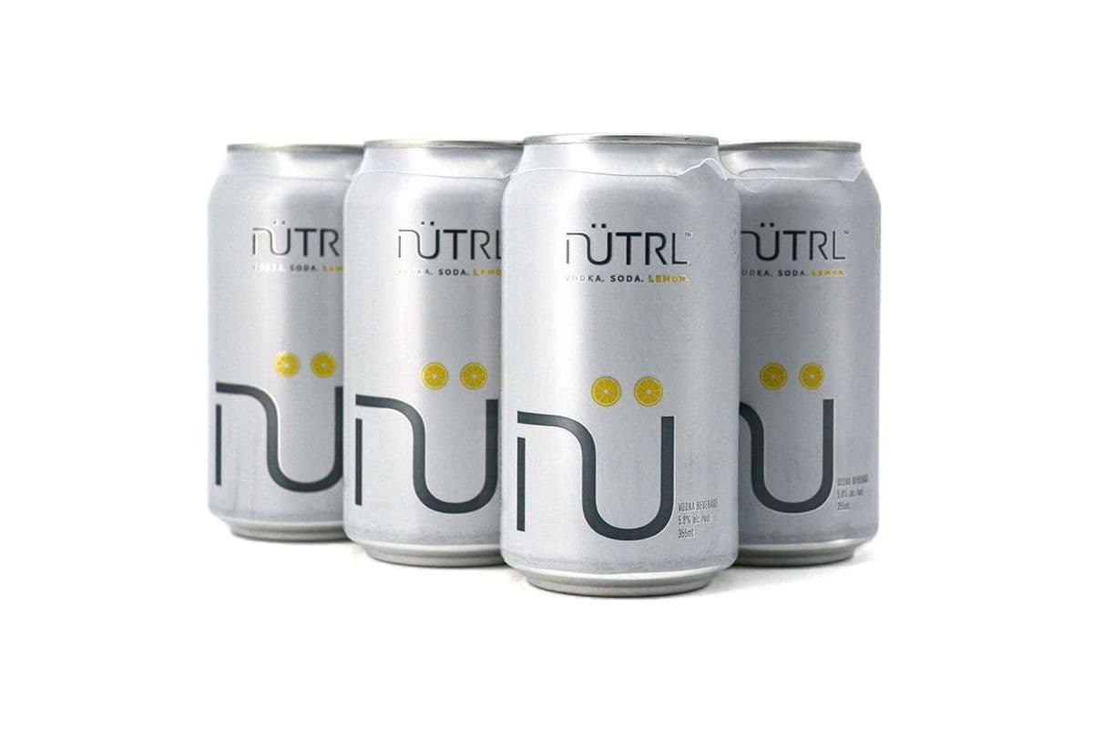 Nutrl Vodka Soda Lemon (6-Pack) (1 x 355 ml)