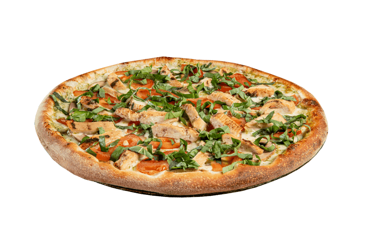 LARGE 14" - Cream Pesto Chicken Pizza