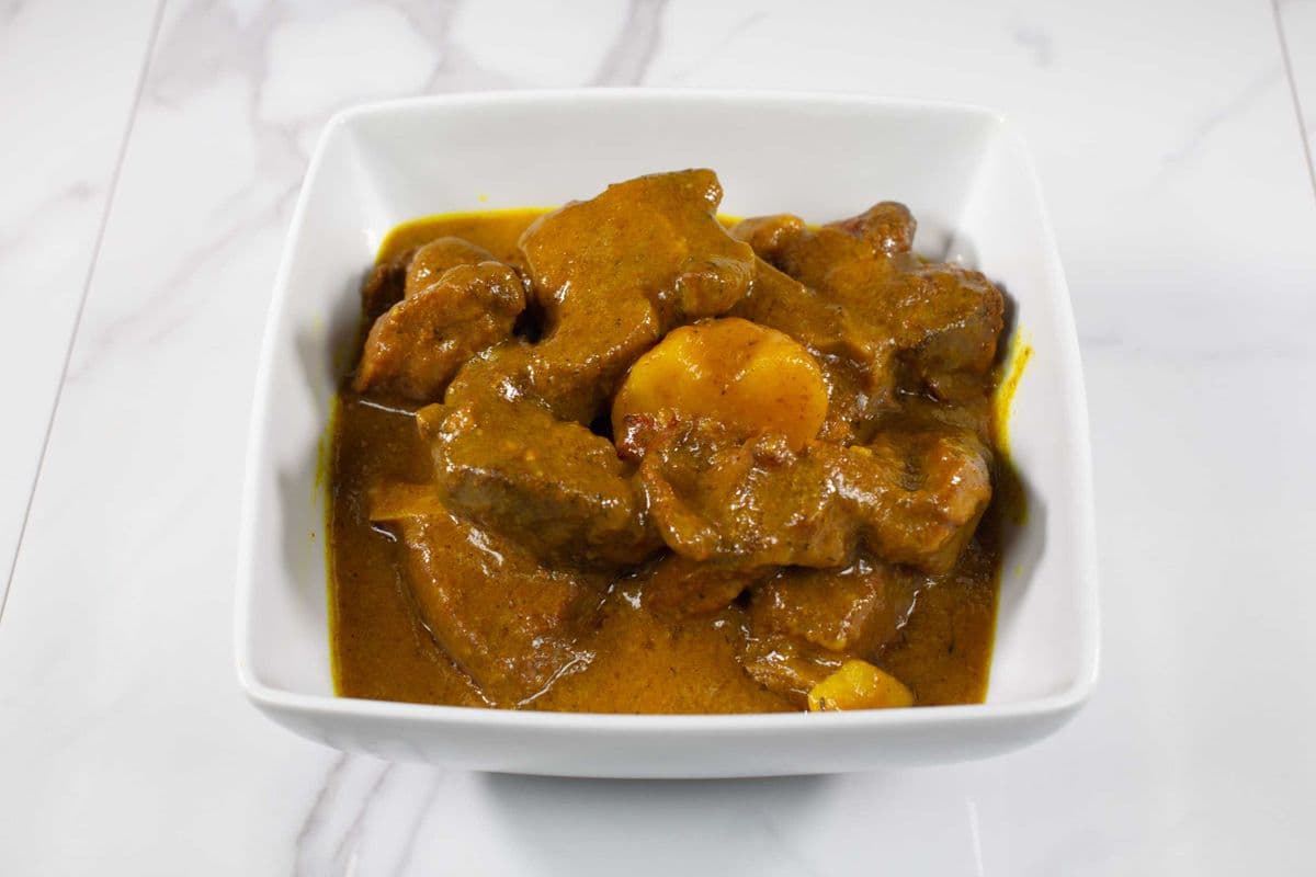 One-Pound Curry Goat
