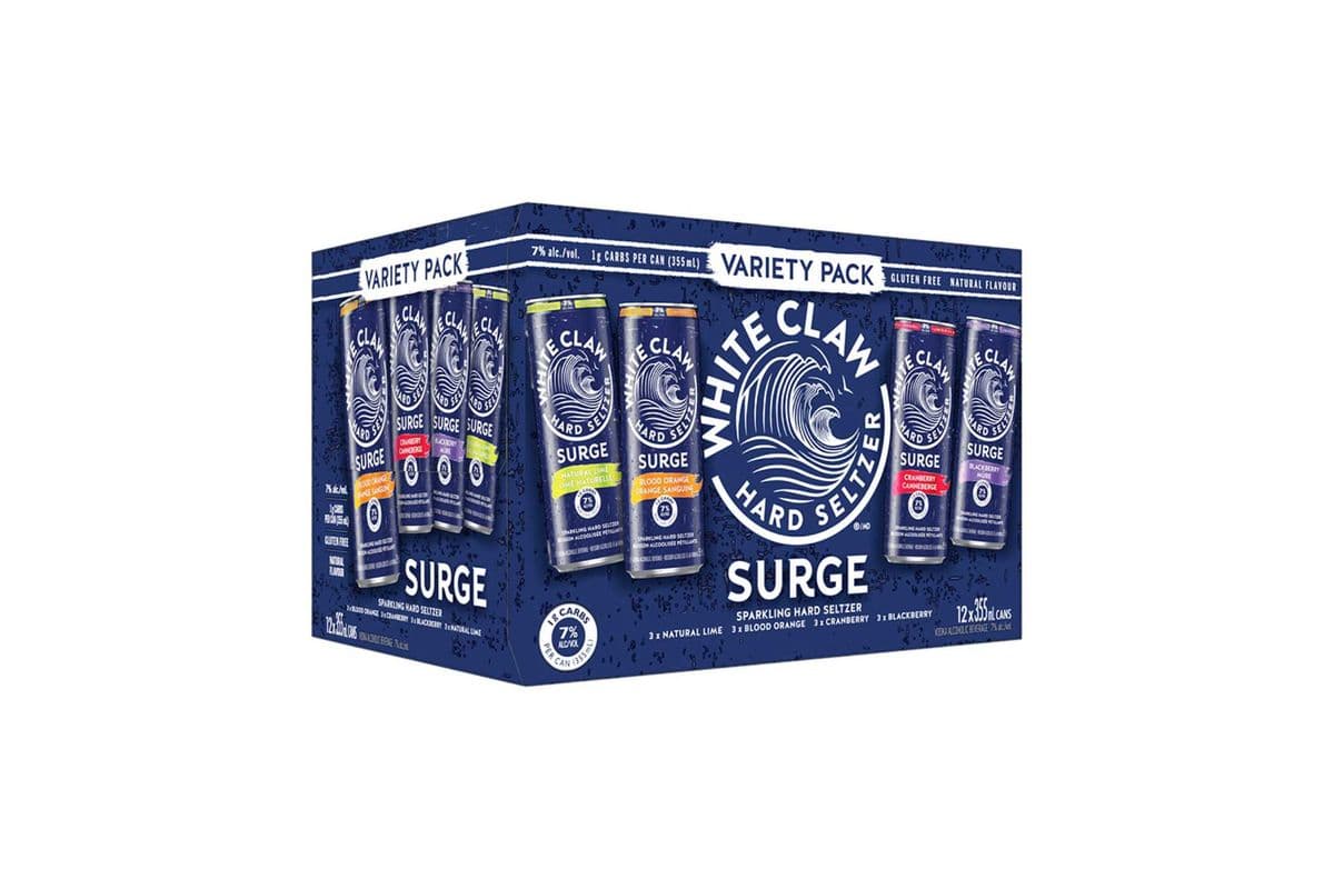 White Claw Surge variety Pack (12 x 355mL cans)