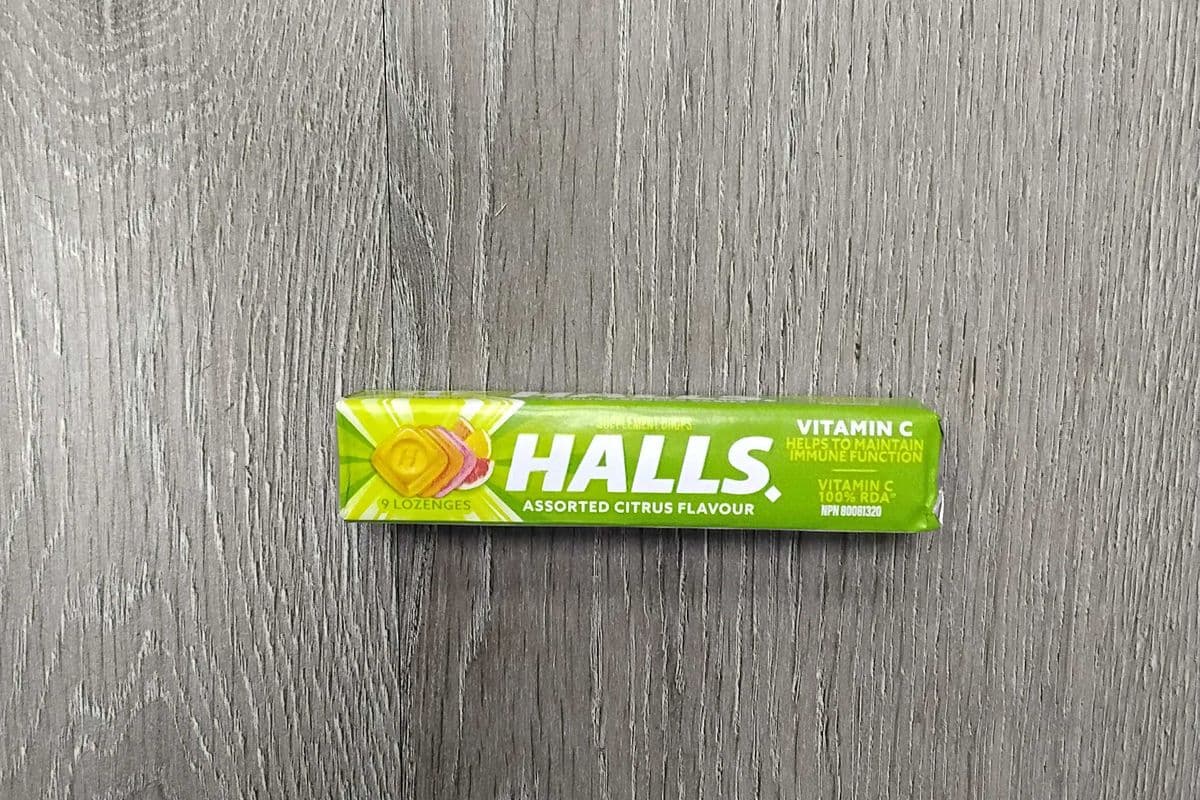 Halls assorted citrus (9 lozenges)
