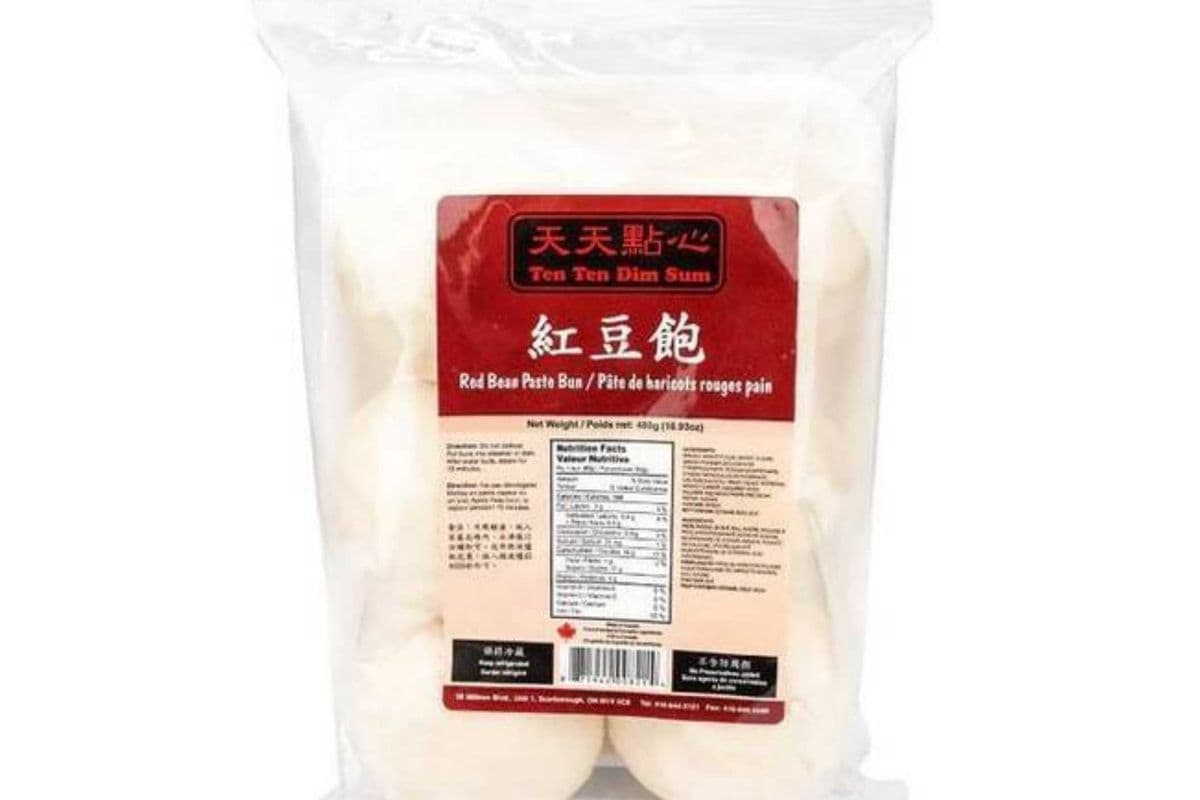 TenTenDimSum · Red Bean Bun (480g)