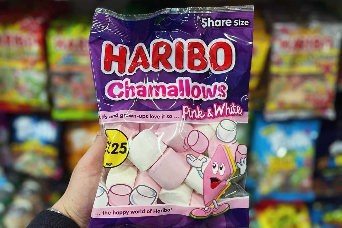 (UK) HARIBO CHAMALLOWS PINK & WHITE - 140G