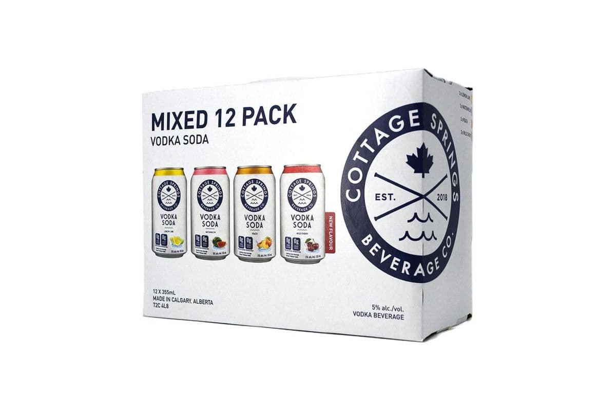 Cottage Springs Vodka Soda (12-Pack) (1 x 355ml)