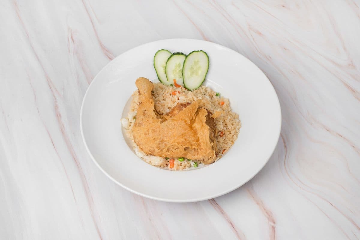 Fried Rice with Chicken Thigh