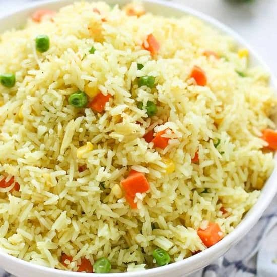 Riz aux légumes / Rice with Vegetables