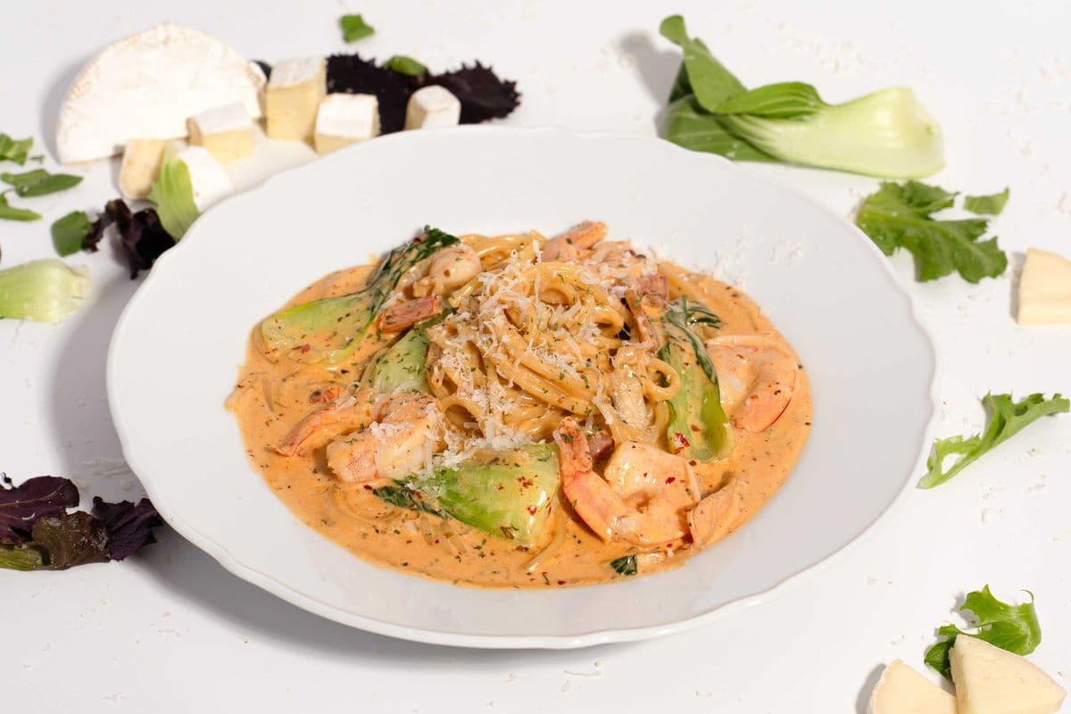Shrimp in MALA cream