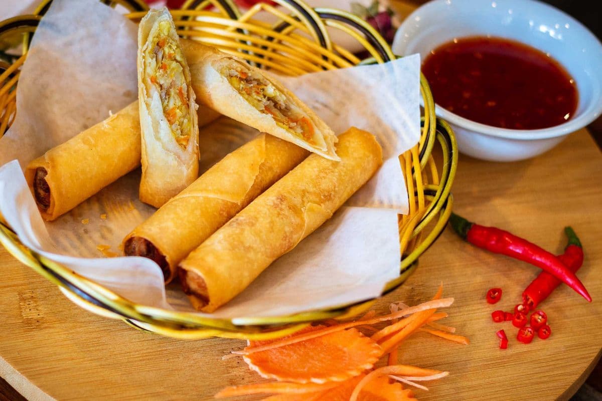 A2. Veggie Spring Rolls