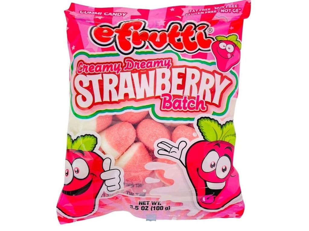 Efrutti Strawberries Creamy Gummy Candy
