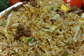Lettuce and Beef with Soy Sauce Fried Rice 生炒牛肉饭 Copy