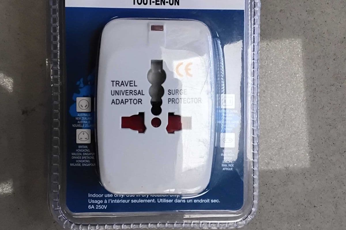 All in one universal travel adapter
