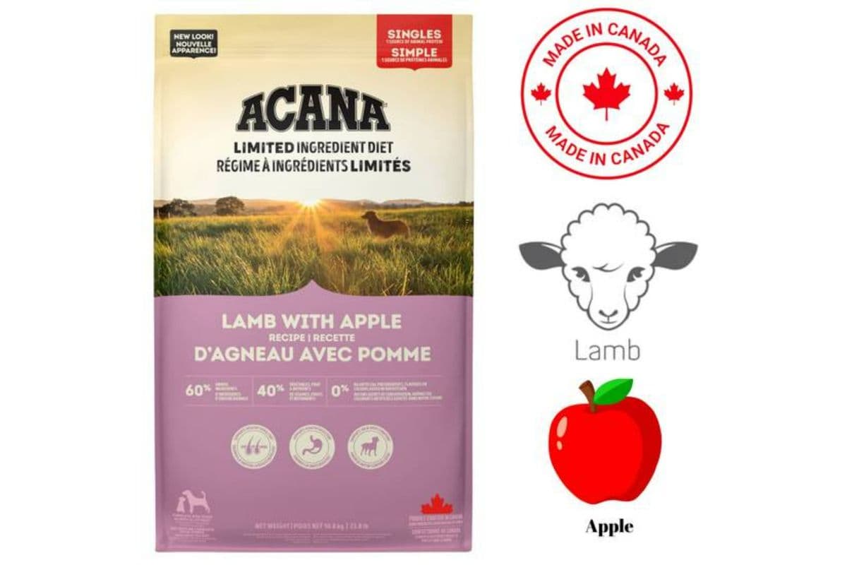 Acana - Limited Ingredient Lamb & Apple Dry Dog Food (24 lbs)