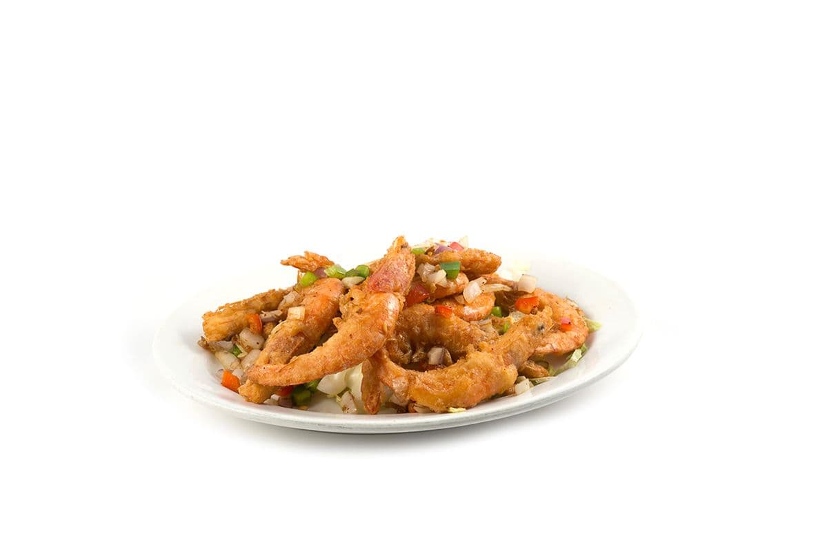 112. Crevettes entières avec tête sel et poivre / Salt and Pepper Whole Shrimp with Heads