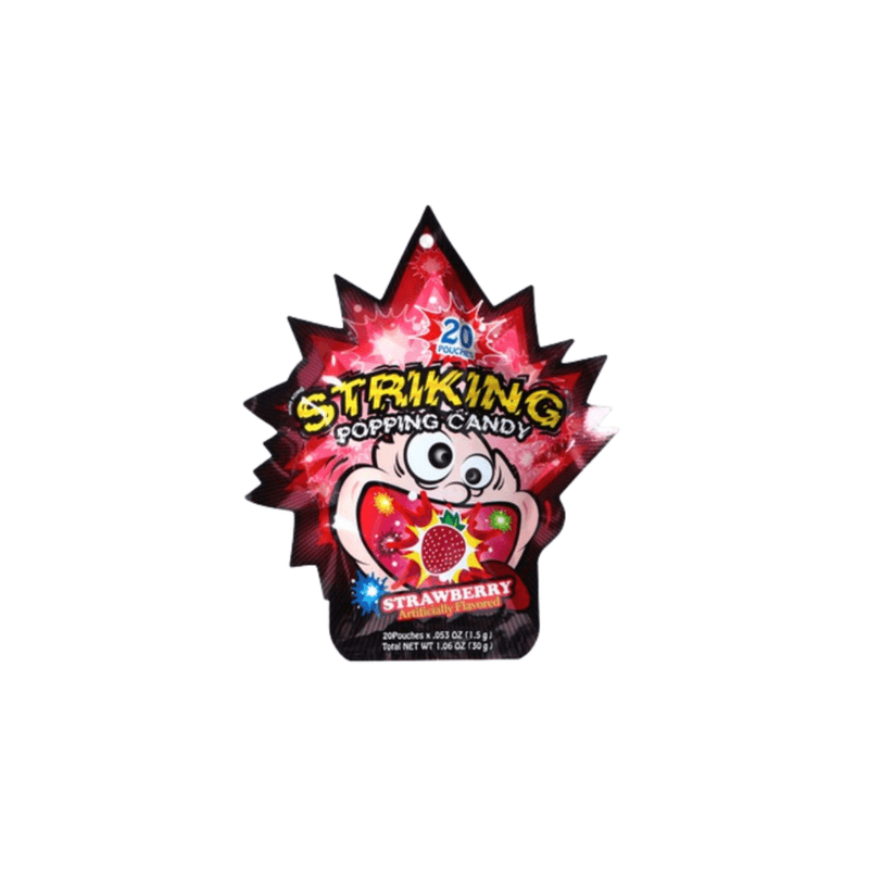 Strawberry Striking Popping Candy - China (30g)