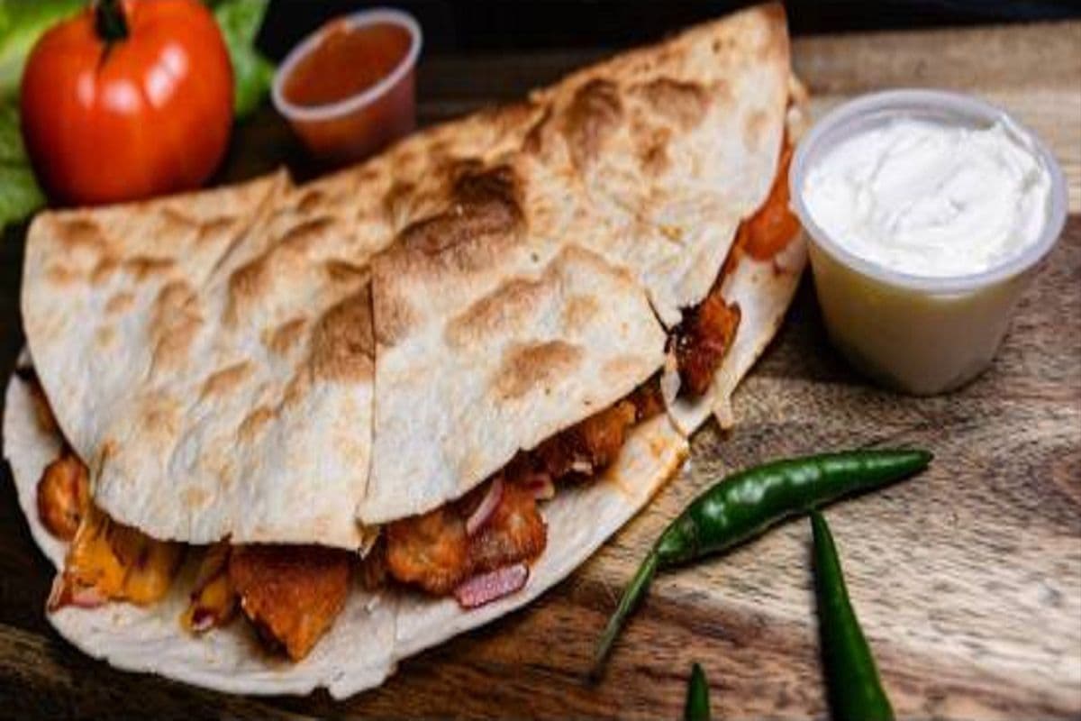 Spicy BBQ Chicken Quesadilla